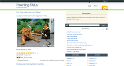 Desktop Screenshot of parentingfails.com