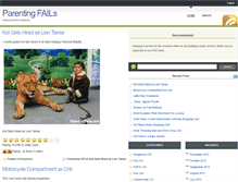 Tablet Screenshot of parentingfails.com